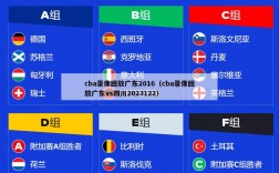 cba录像回放广东2016（cba录像回放广东vs四川2023122）