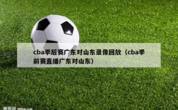 cba季后赛广东对山东录像回放（cba季前赛直播广东对山东）